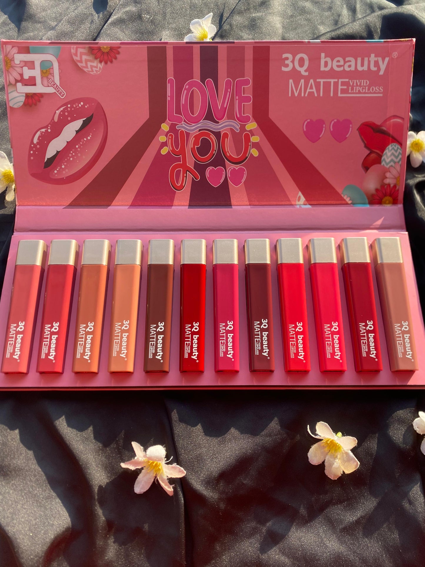 3Q beauty Matte vivid Lipgloss