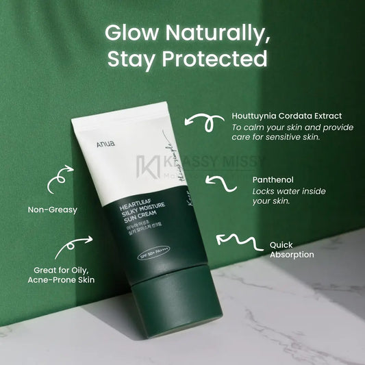 SKIN 1004 CENTELLA heartleaf silky moisture sun cream